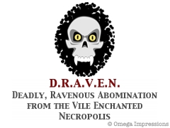 Deadly, Ravenous Abomination from the Vile Enchanted Necropolis