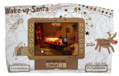 Ungeduldig? Wake up Santa!