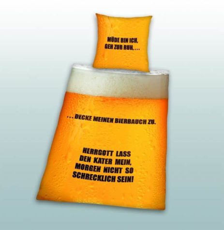 Bier Bettwäsche