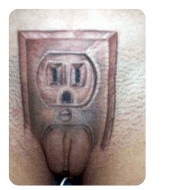 Kauhea tatuointi - pillu