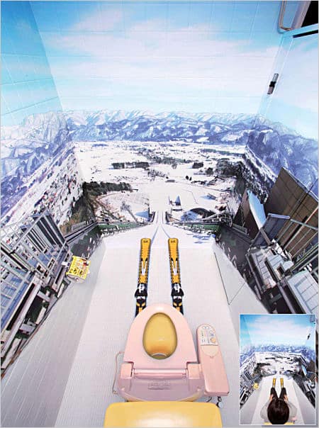 Lyžiarska toaleta