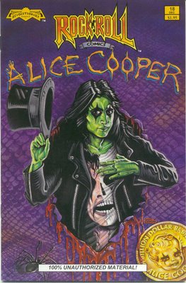 Quadrinhos de rock 'n roll - Alice Cooper