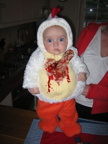 Das Alien ist im Baby