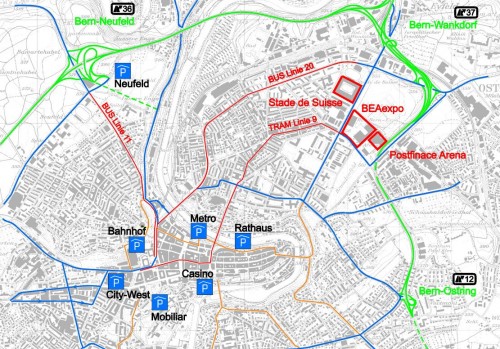 Parkplätze Wankdorf Bern