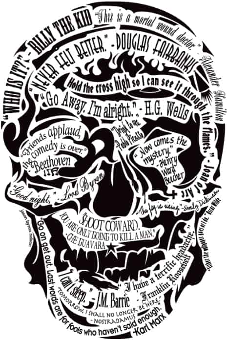 "Die letzten Worte"-Schädel