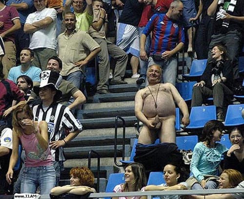 Neulich beim Fussballmatch