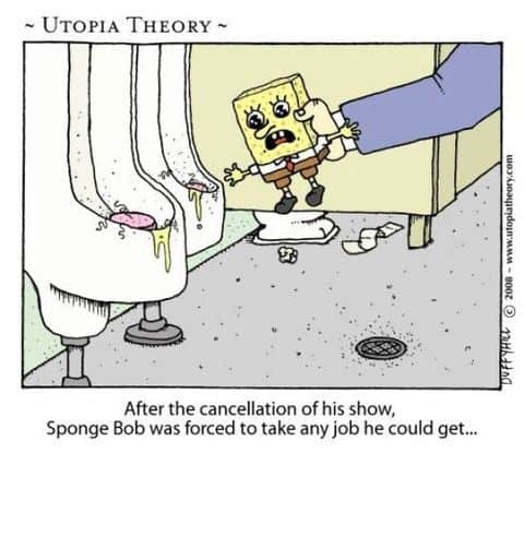 Was geschieht, wenn Sponge Bob abgesetzt wird?