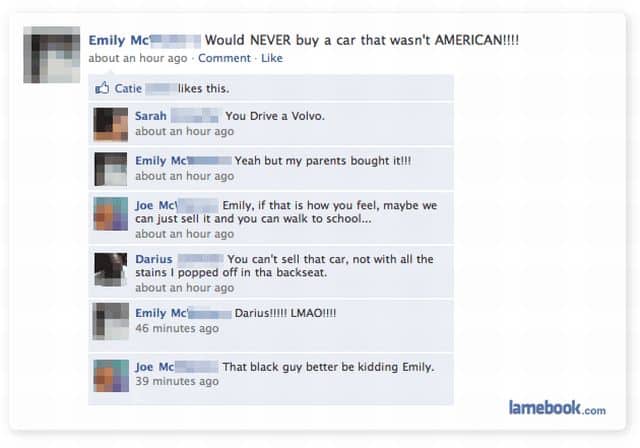 Neulich bei Facebook