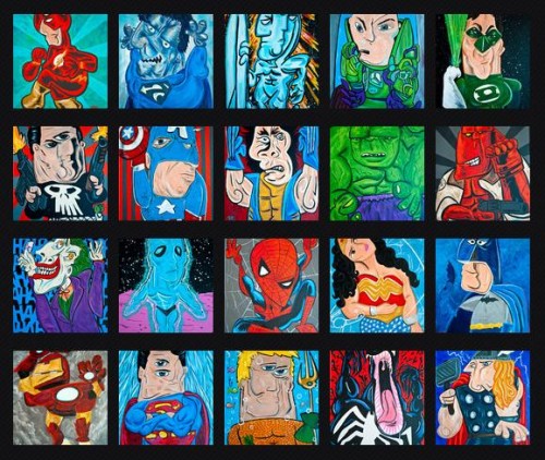 Picasso Superheros