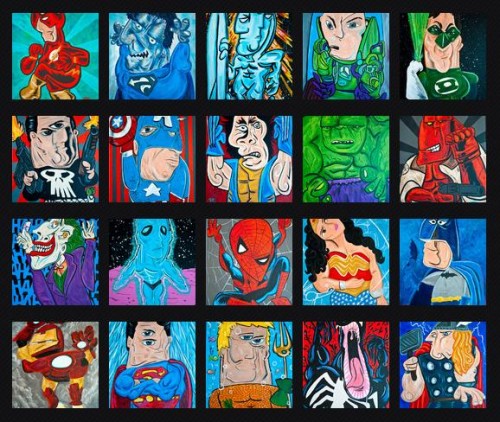 Picasso Superheros