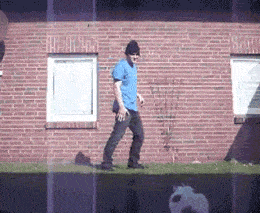 Hinterhältige Breakdance Katze