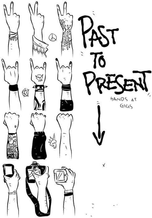 Hands at Gigs: From Past to Present