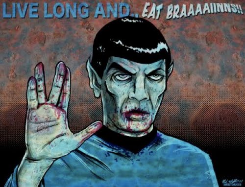 Zombie meneer Spock