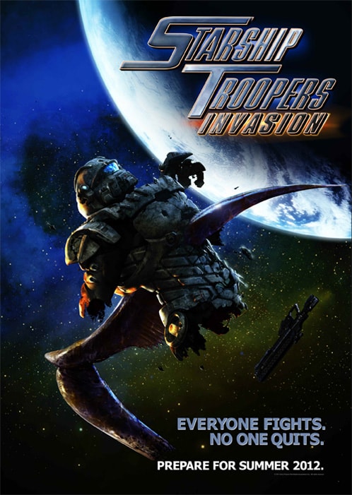 Starship Troopers: Invasion trailer och affisch
