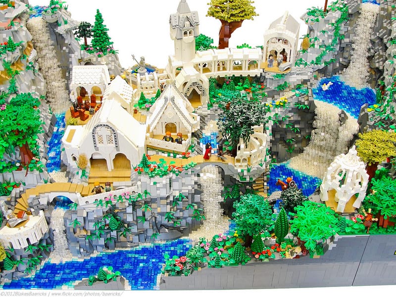 Władca Pierścieni: Rivendell odtworzony z klocków Lego
