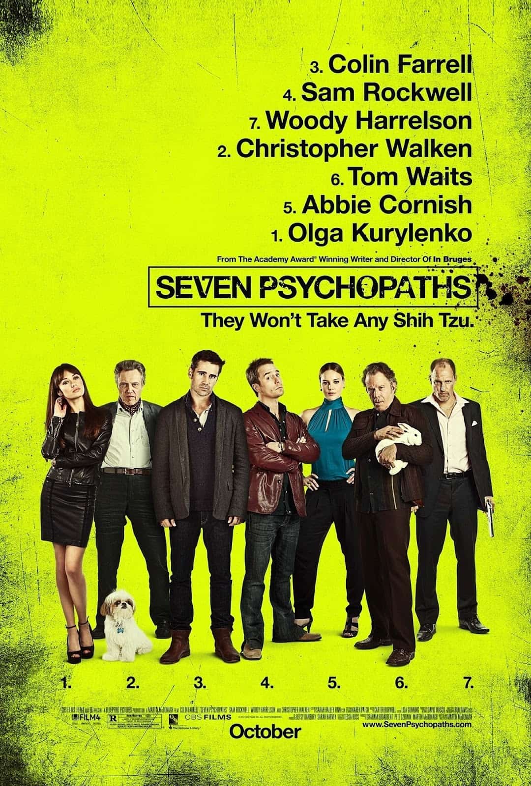 Seven Psychopaths - Poster and Trailer