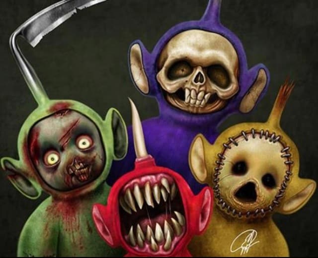 Les Teletubbies sont de retour!  Tales from the Crypt Dravens