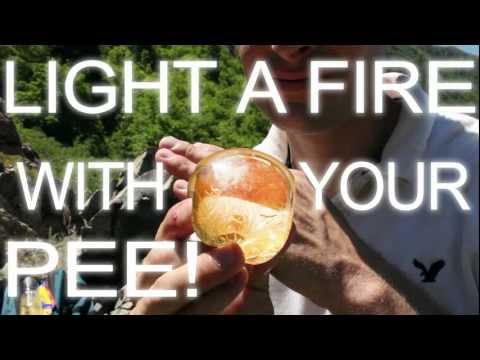 Wie man mit dem eigenen Urin Feuer macht