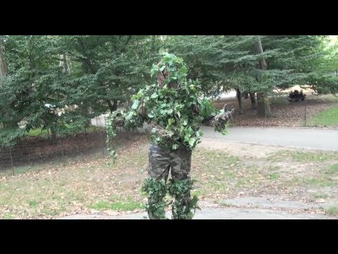 The Bush Man in Central Park