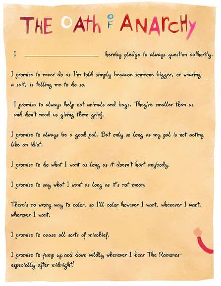 A Rule Is To Break: A Child's Guide to Anarchy