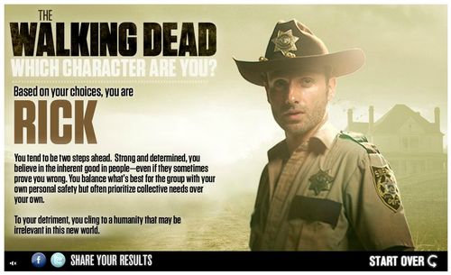 The Walking Dead - Which Character Are You?