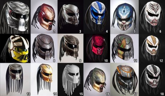 Predator Motorrad Helme