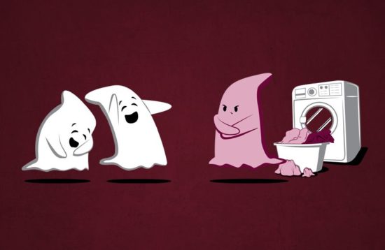 Neulich beim Gespenster Waschtag