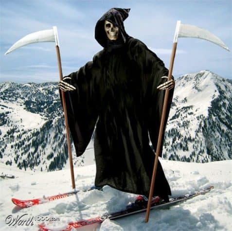 Der Tod auf Skiern