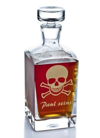 Totenkopf Whiskykaraffe