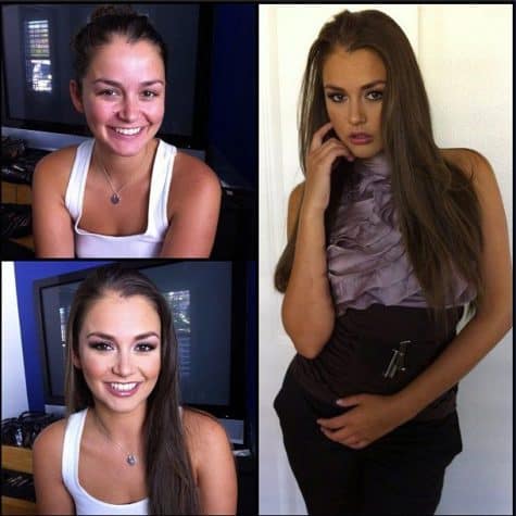 Pornotähdet ilman meikkiä: Ennen ja jälkeen Melissa Murphyn kuvat
