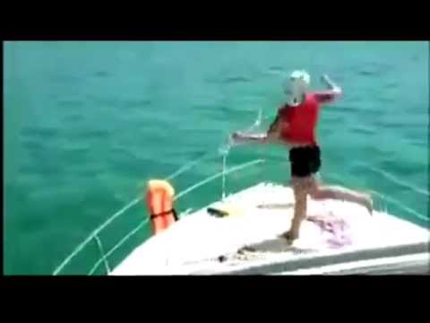 Drunk Guy takes a Dive