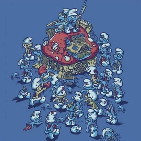 Schlumpf Zombie Apokalypse