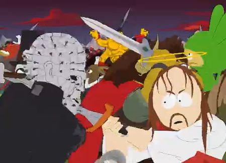 Jesus kämpft gegen Pinhead