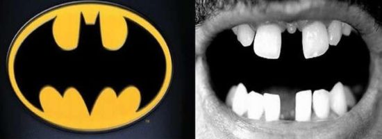 Zähne wie Batman