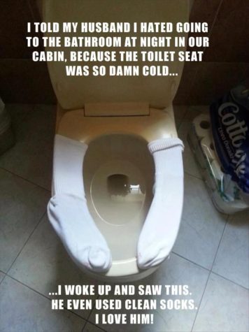 The Toilet Seat was so damn cold