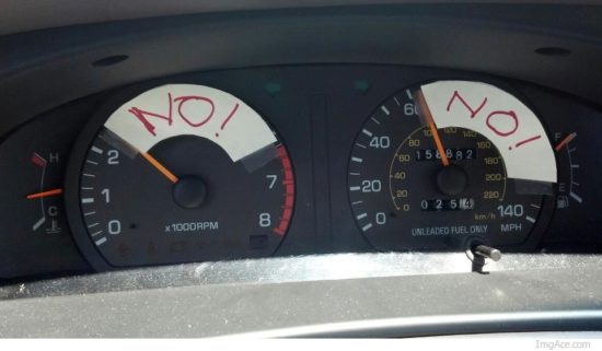 Mit Vaters Auto unterwegs