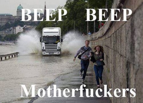 BEEP! BEEP! Motherfuckers!