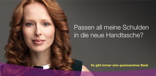 Es gibt immer eine gewissenlose Bank
