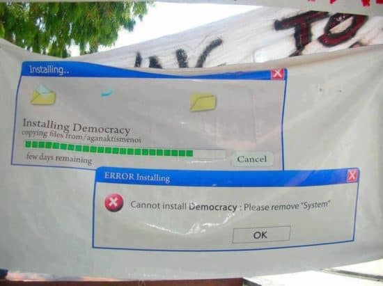 Cannot install "Democracy"