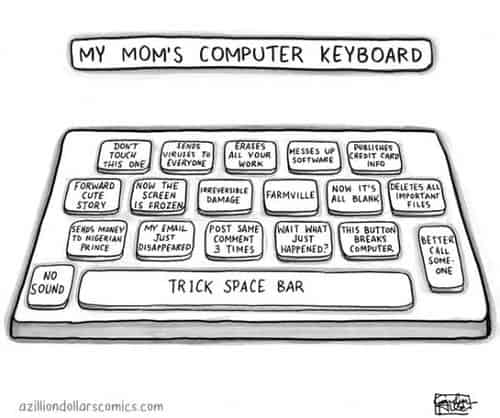 Tastatur unserer Mütter