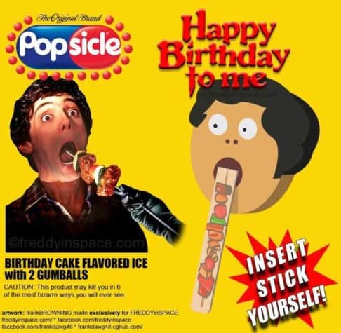 Happy Birthday Horror Movie Eis am Stiel