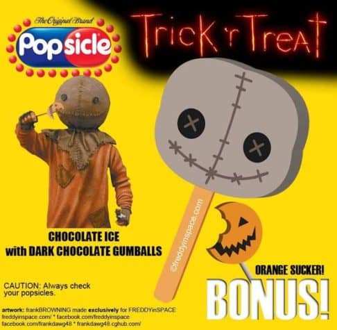 Trick & Treat Horror Movie Popsicle