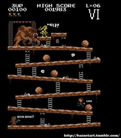 Donkey Kong Style