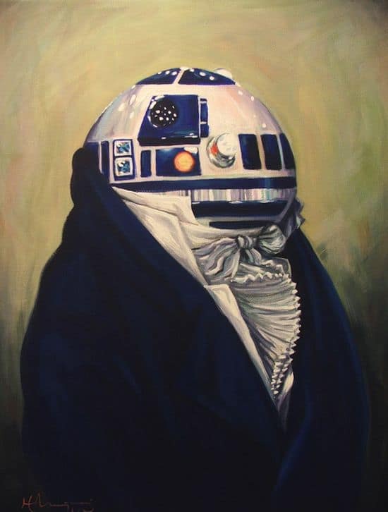 Klassisches Portrait von R2D2