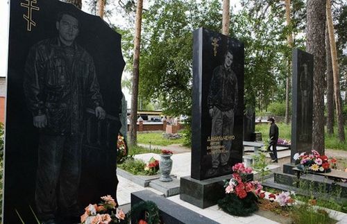 Russische maffia grafstenen