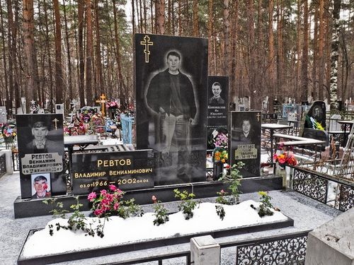 Russische maffia grafstenen