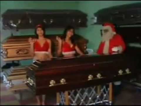 Sexy Weihnachtswerbung für das Lopez Bestattungsunternehmen