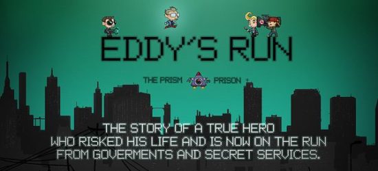 Eddy's Run - Ed Snowden platforming game