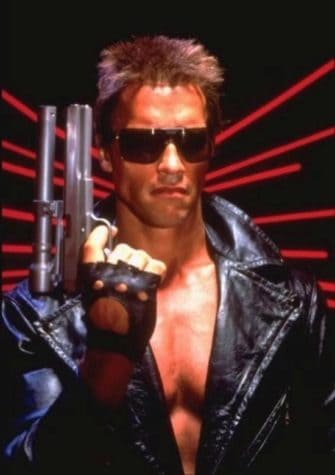 Disparo de fotos de póster de Terminator