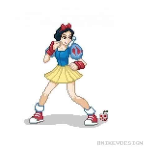 Wenn Disney Prinzessinnen Capcom Kampf Spiel-Charaktere wären
